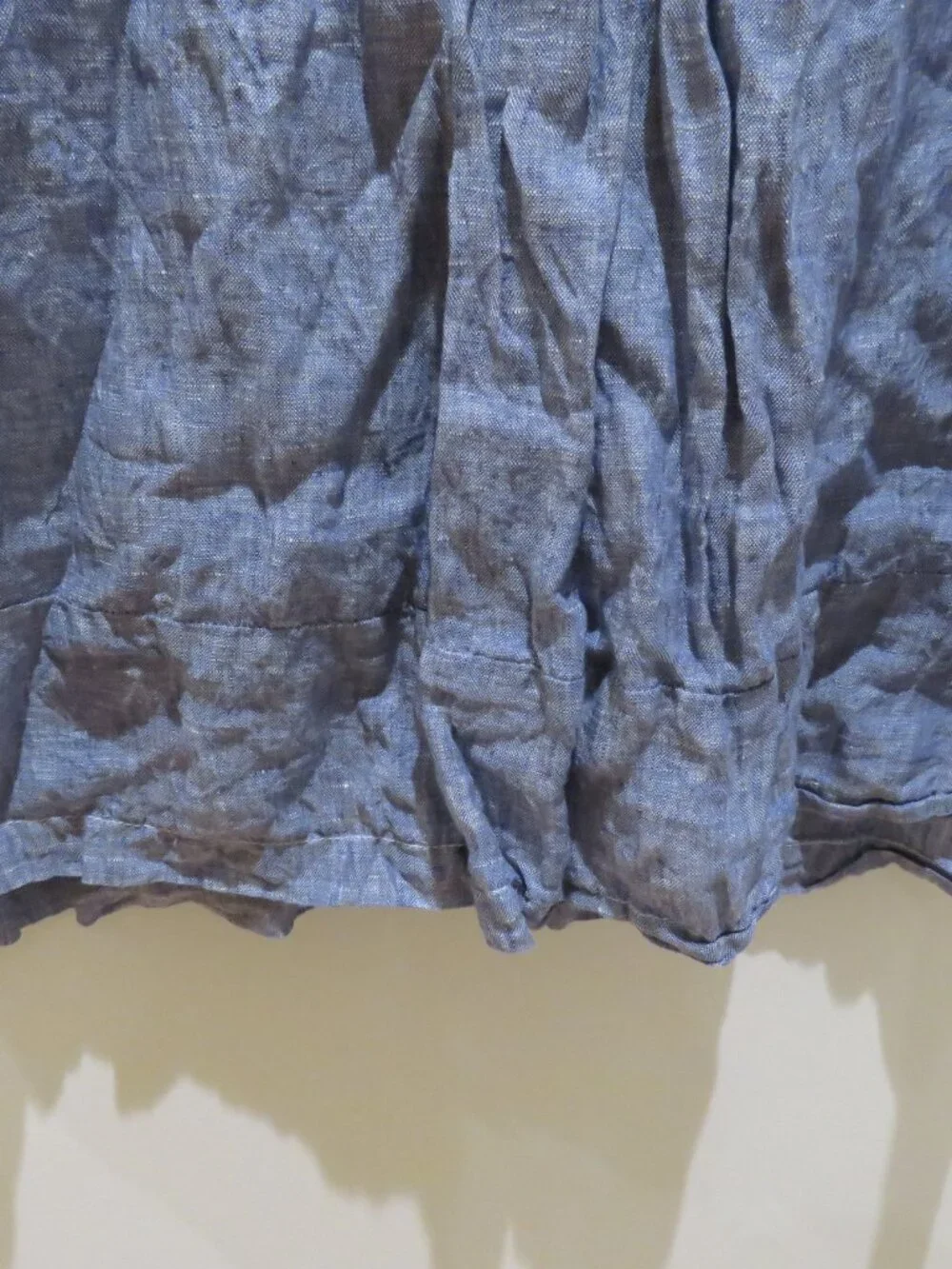 CP SHADES Regina 100% Linen Tunic Light Blue Gauzy Sml Coastal Beach Lagenlook - Picture 8 of 15